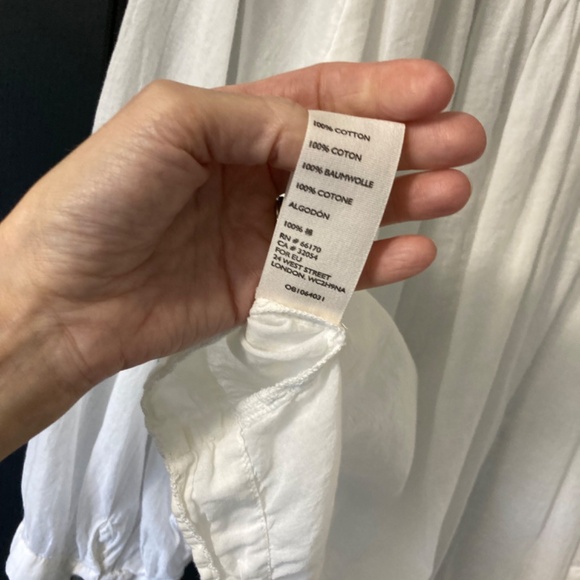 We The Free smocked sheer button up blouse - Picture 4 of 11